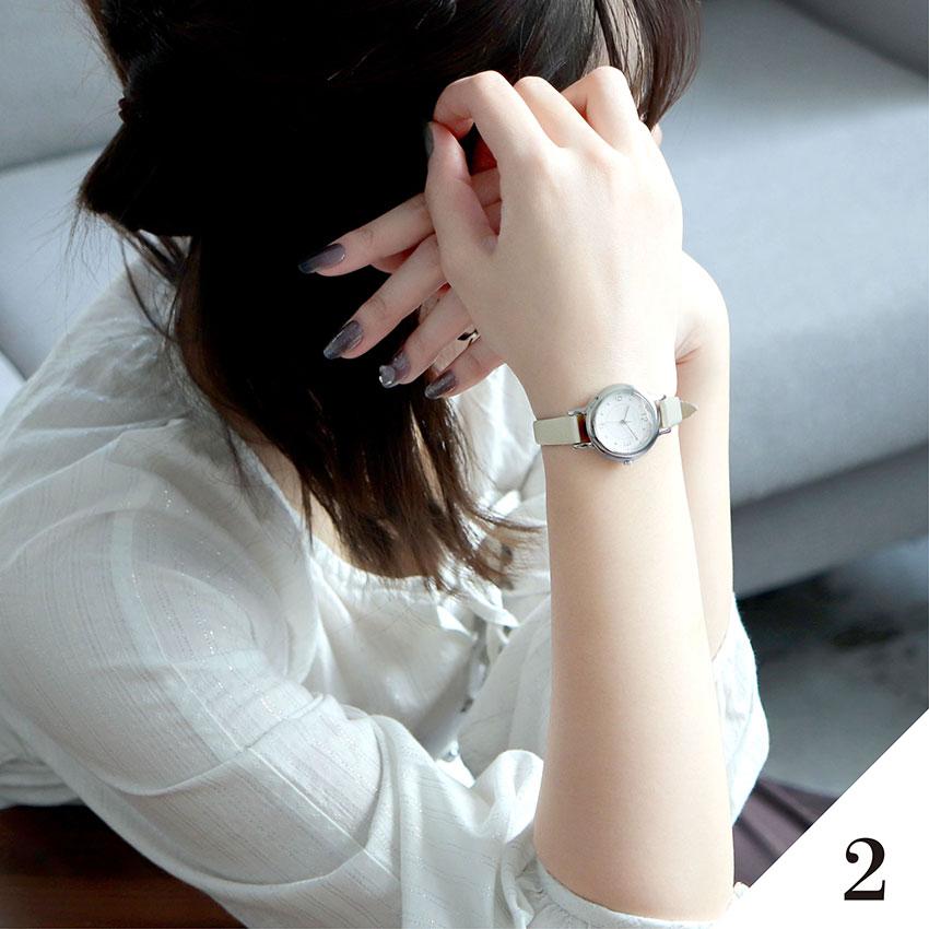 腕時計 レディース ウルガス 高級感 5気圧防水 防汗ベルト 仕事用 ビジネス 小さめ 革ベルト プレゼント 高品質 可愛い 見やすい フィールドワーク | field work | 11