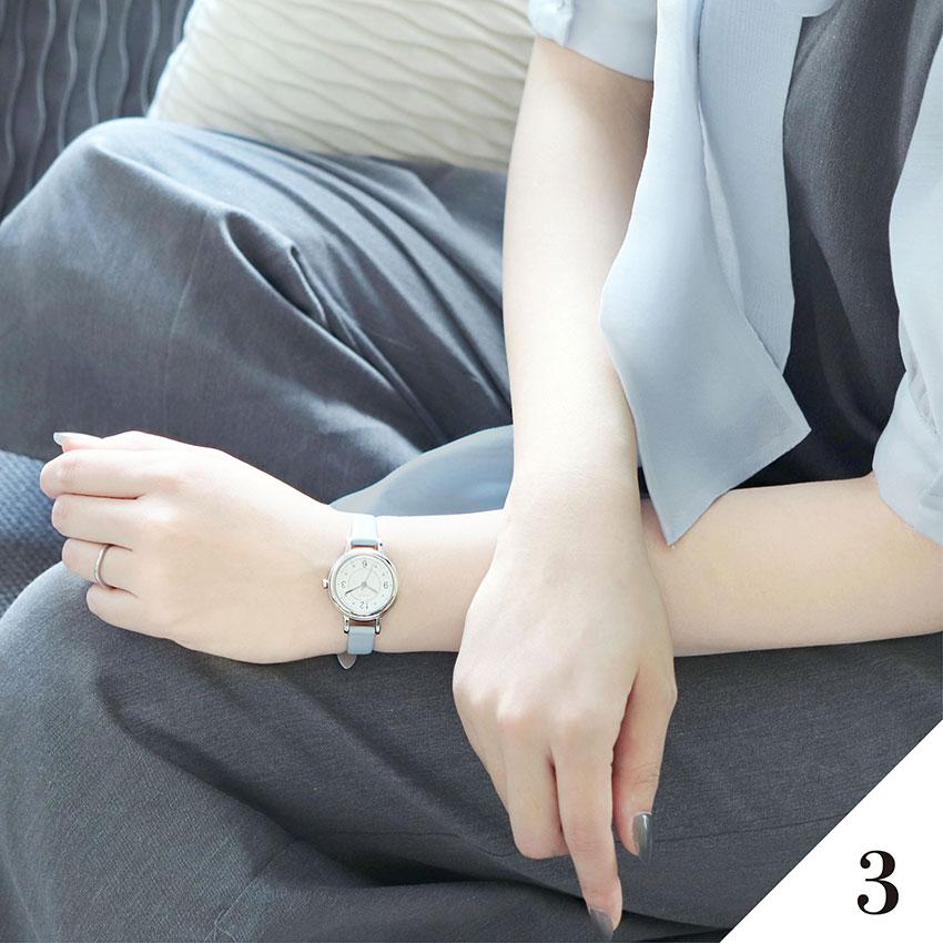 腕時計 レディース ウルガス 高級感 5気圧防水 防汗ベルト 仕事用 ビジネス 小さめ 革ベルト プレゼント 高品質 可愛い 見やすい フィールドワーク | field work | 13