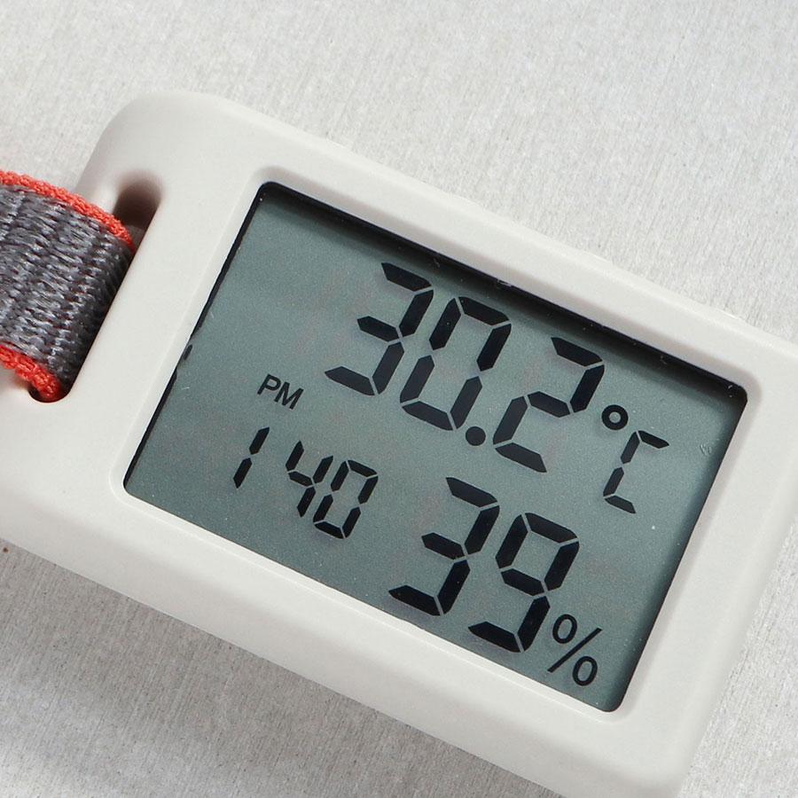温湿度計 温度 湿度 時計 熱中症対策 デジタル 多機能 ポータブル 赤ちゃん ベビーカー アウトドア キャンプ テント ハイキング 持ち運び 小型 フィールドワーク |  | 16