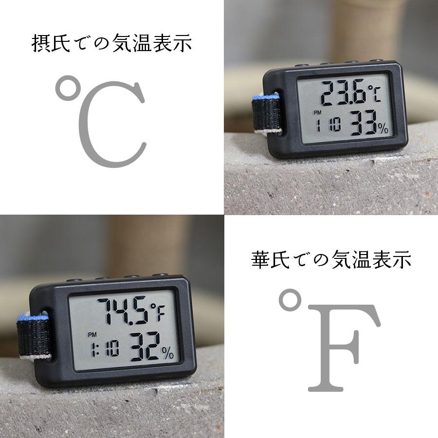温湿度計 温度 湿度 時計 熱中症対策 デジタル 多機能 ポータブル 赤ちゃん ベビーカー アウトドア キャンプ テント ハイキング 持ち運び 小型 フィールドワーク |  | 04