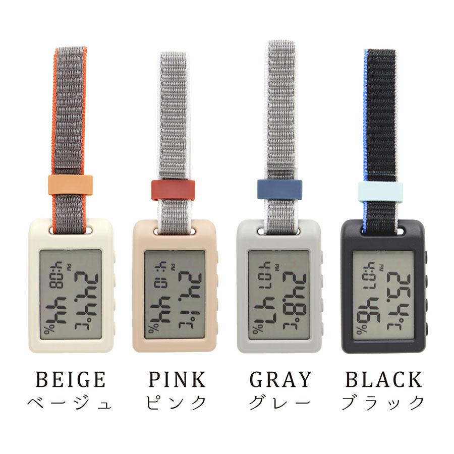 温湿度計 温度 湿度 時計 熱中症対策 デジタル 多機能 ポータブル 赤ちゃん ベビーカー アウトドア キャンプ テント ハイキング 持ち運び 小型 フィールドワーク |  | 06