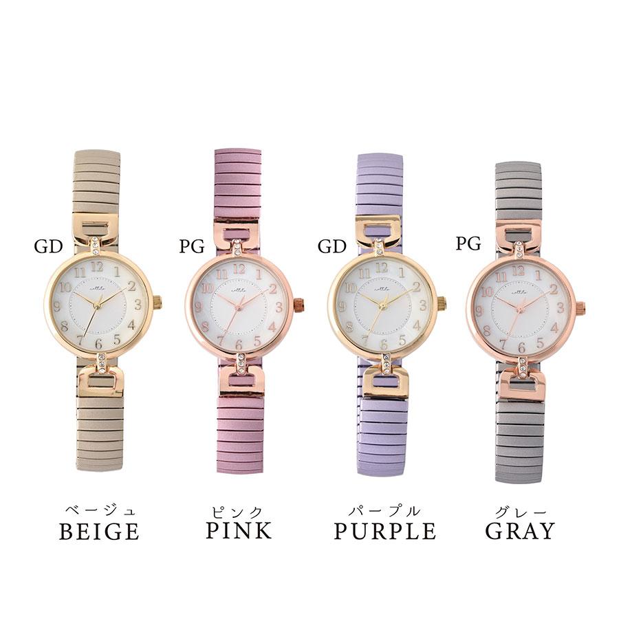 専用 パール装飾 腕時計 field work（フィールドワーク） 腕時計 レディース メイク ジャバラ