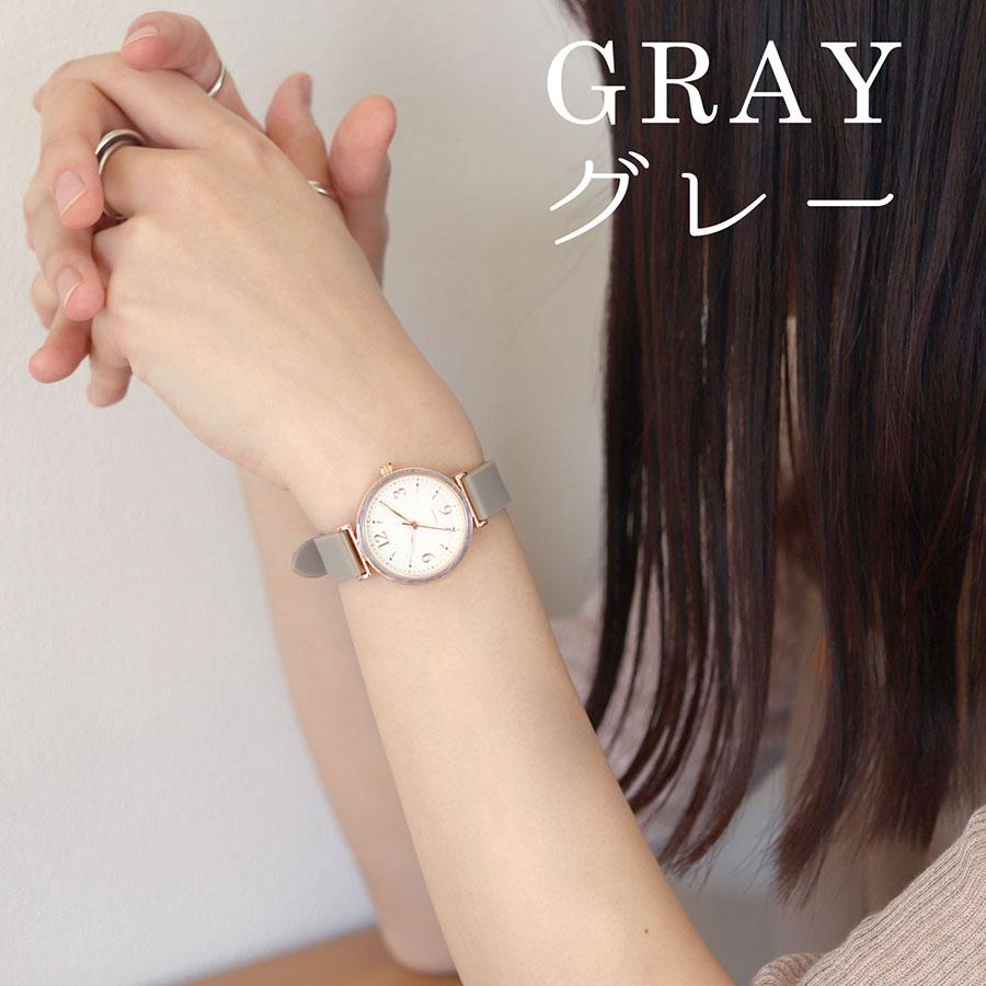 腕時計 レディース クローネ シリコン ラバーバンド ラメ リング 見やすい 仕事 通勤 通学 プレゼント 高見え プチプラ 20代 30代 お手頃 安い | field work | 17