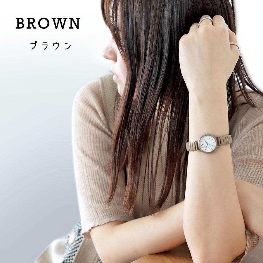 腕時計 レディース ソルベ 着脱簡単 ジャバラウォッチ 仕事 通勤 通学 かわいい 見やすい 人気 20代 30代 お手頃 安い 日本製ムーブ フィールドワーク 一年保証 | field work | 17