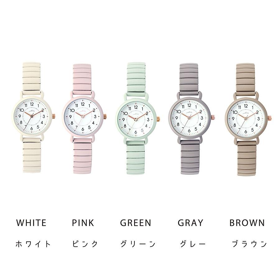 腕時計 レディース ソルベ 着脱簡単 ジャバラウォッチ 仕事 通勤 通学 かわいい 見やすい 人気 20代 30代 お手頃 安い 日本製ムーブ フィールドワーク 一年保証 | field work | 08