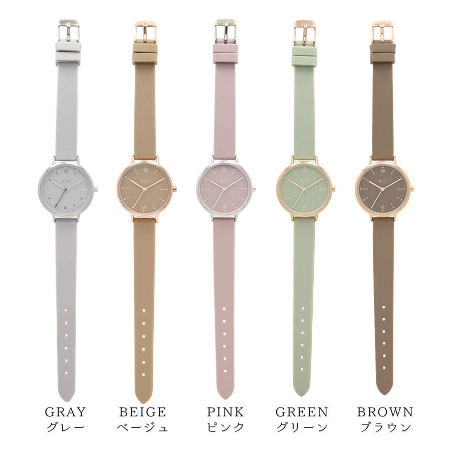 腕時計 レディース テミス シリコン ラバーバンド ニュアンスカラー 見やすい 仕事 通勤 通学 プレゼント 高見え プチプラ 20代 30代 お手頃 安い | field work | 08