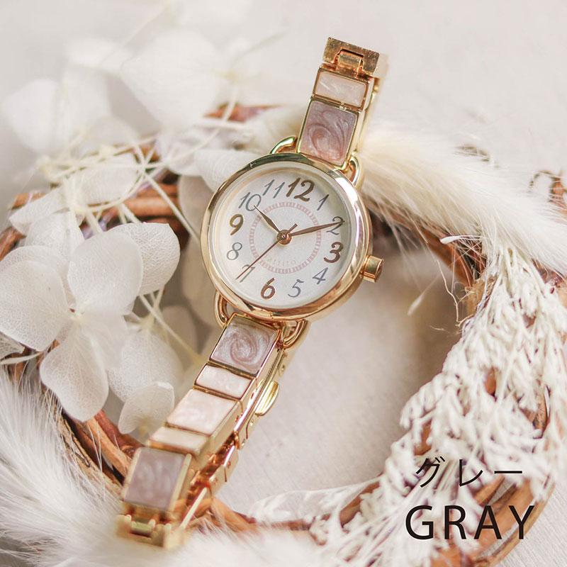 腕時計 NFディーア レディース ニッケルフリー 金属アレルギー メタル マーブル ビジネス 高級感　オススメ プチプラ 20代 30代 お手頃 フィールドワーク | field work | 15