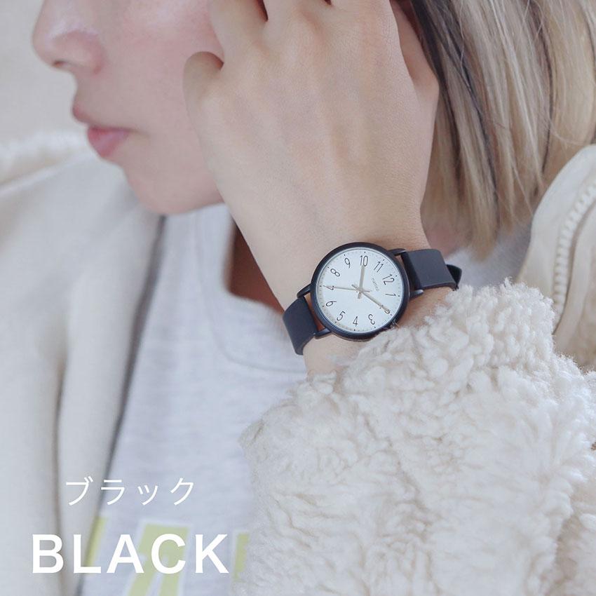 腕時計 レディース シリコン パリサ シンプル かわいい カジュアル ニュアンスカラー 小さめ 通勤 通学 仕事用 ビジネス きれいめ プチプラ フィールドワーク | field work | 16