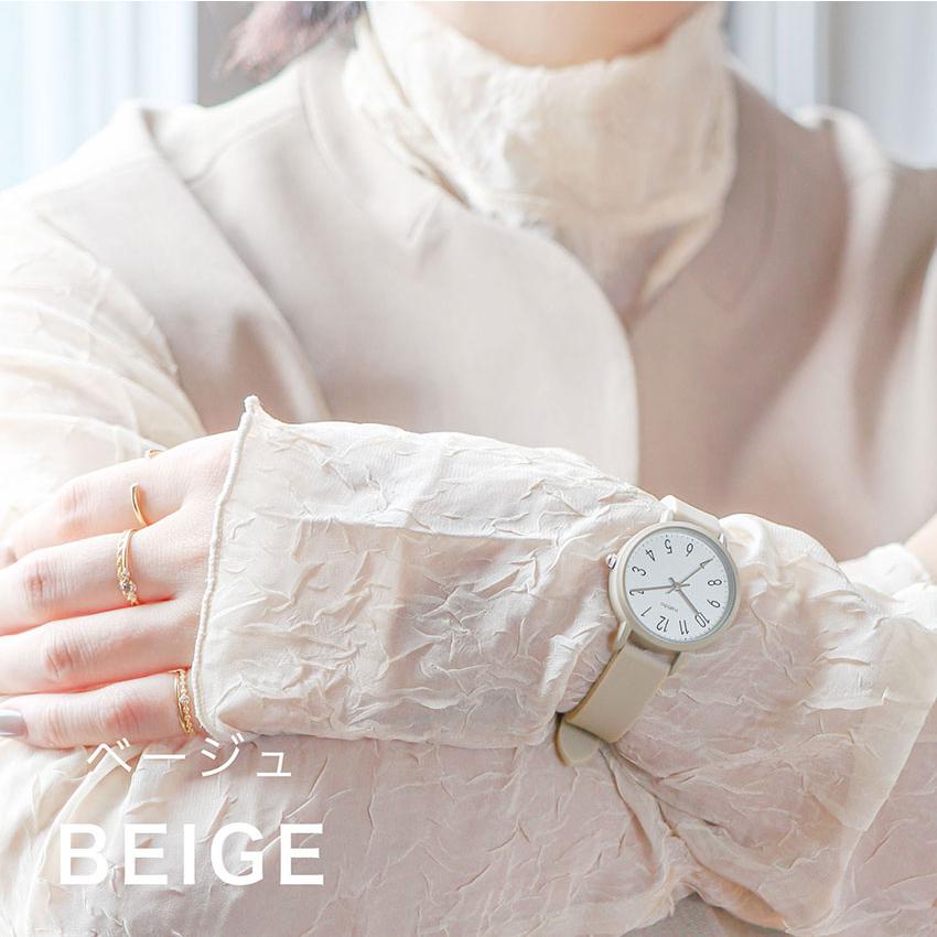 腕時計 レディース シリコン パリサ シンプル かわいい カジュアル ニュアンスカラー 小さめ 通勤 通学 仕事用 ビジネス きれいめ プチプラ フィールドワーク | field work | 12
