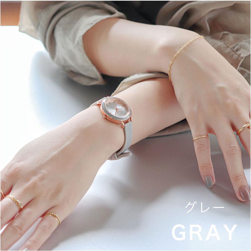 腕時計 レディース シリコン ブリアー シンプル  カジュアル ニュアンスカラー 小さめ 見やすい 通勤 通学 仕事用 ビジネス きれいめ  高品質 フィールドワーク | field work | 07