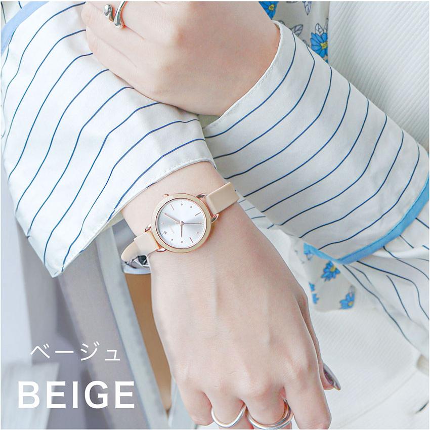 腕時計 レディース シリコン ブリアー シンプル  カジュアル ニュアンスカラー 小さめ 見やすい 通勤 通学 仕事用 ビジネス きれいめ  高品質 フィールドワーク | field work | 09
