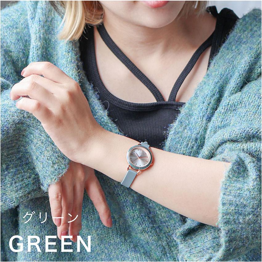 腕時計 レディース シリコン ブリアー シンプル  カジュアル ニュアンスカラー 小さめ 見やすい 通勤 通学 仕事用 ビジネス きれいめ  高品質 フィールドワーク | field work | 11