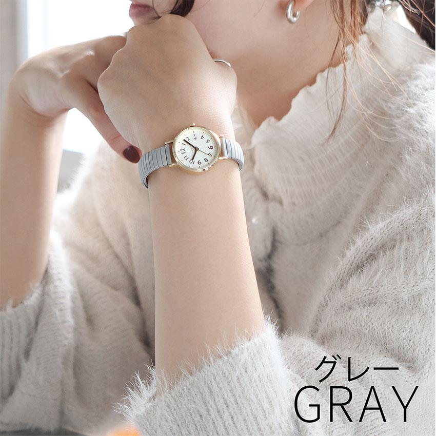 field work 腕時計 レディース 日付カレンダー ジャバラベルト