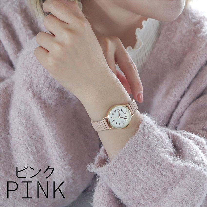 腕時計 レディース 日付カレンダー ジャバラベルト カレジャ シンプル かわいい 上品 カジュアル 着脱簡単 ニュアンスカラー 小さめ 見やすい フィールドワーク | field work | 13