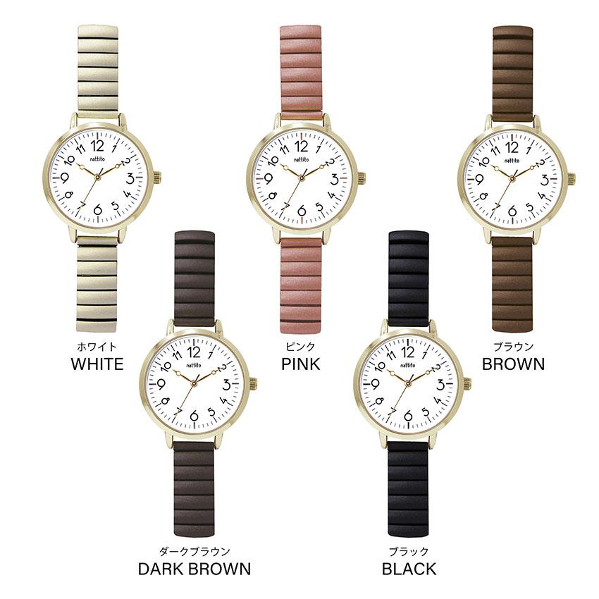 腕時計 レディース ジャバラベルト マルル シンプル カジュアル 着脱簡単 ニュアンスカラー 小さめ 見やすい 通勤 通学 仕事用 きれいめ フィールドワーク | field work | 08