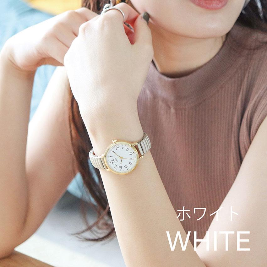 腕時計 レディース ジャバラベルト マルル シンプル カジュアル 着脱簡単 ニュアンスカラー 小さめ 見やすい 通勤 通学 仕事用 きれいめ フィールドワーク | field work | 09