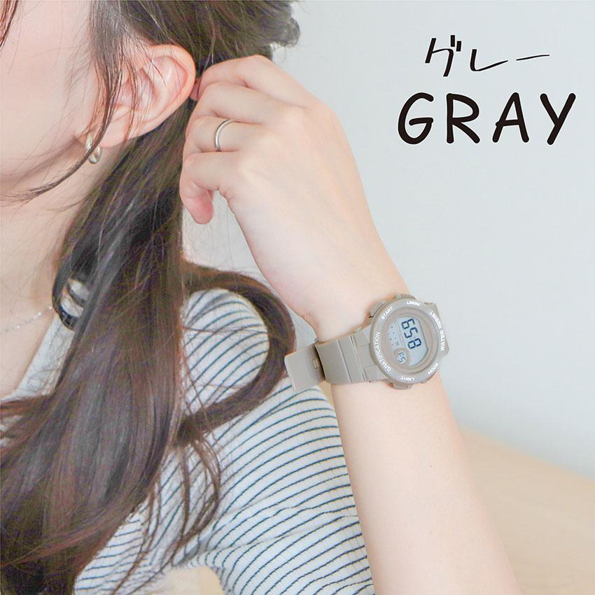 腕時計 レディース デジタル デイン メンズ ユニセックス 3気圧防水 日常生活防水 カジュアル アウトドア キャンプ 登山 アラーム カレンダー フィールドワーク | field work | 13