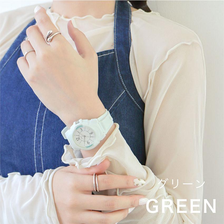 腕時計 レディース PVCベルト イヤーズ 防水 3気圧防水 シンプル  ニュアンスカラー ハイキング 登山 キャンプ アウトドア 10代 20代 30代 フィールドワーク | field work | 12
