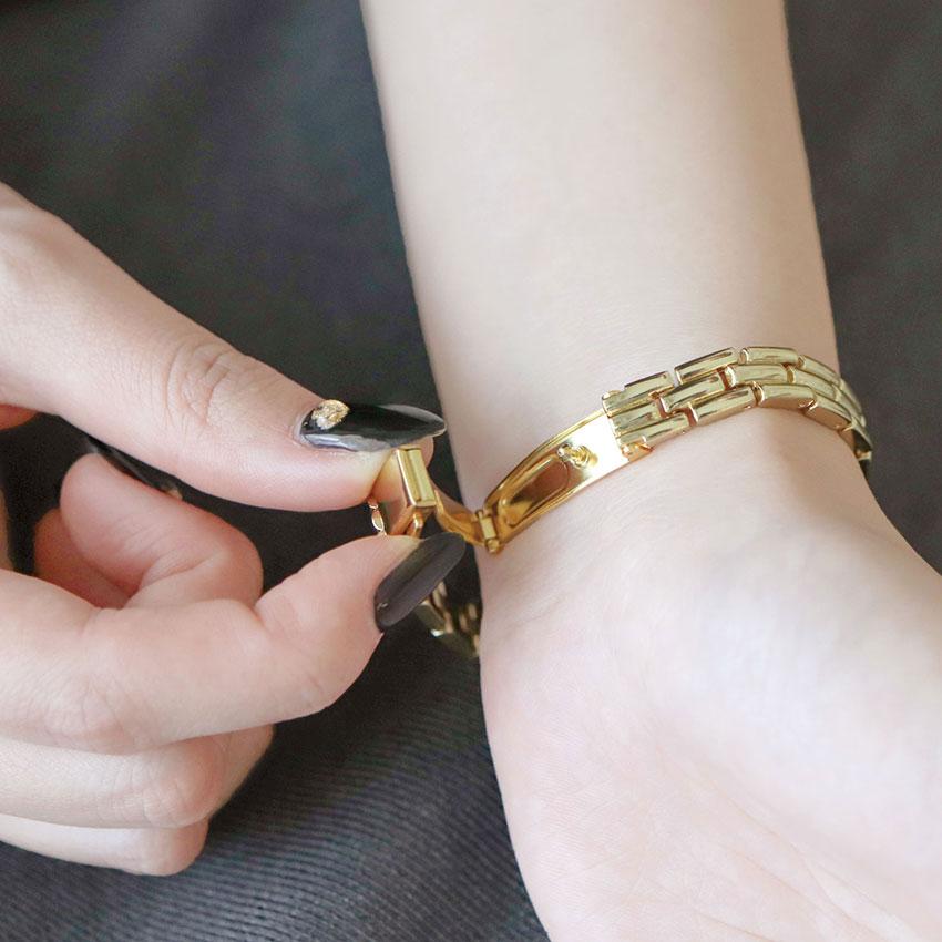 腕時計 レディース メタルベルト シェルパ ニッケルフリー 金属アレルギー アレルギー対応 シンプル ビジネス 小さめ オススメ 可愛いプチプラフィールドワーク | field work | 06