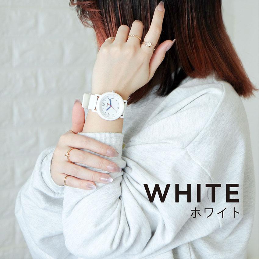 腕時計 レディース キッズ ギア 3気圧防水 シリコンベルト 仕事用 ビジネス シンプル 大きめ ニュアンスカラー 可愛い 手頃 安い プチプラ フィールドワーク | field work | 08