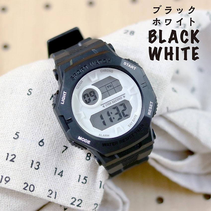 腕時計 レディース デジタル シーム メンズ ユニセックス 3気圧防水 日常生活防水 カジュアル アウトドア キャンプ 登山 アラーム カレンダー フィールドワーク | field work | 15