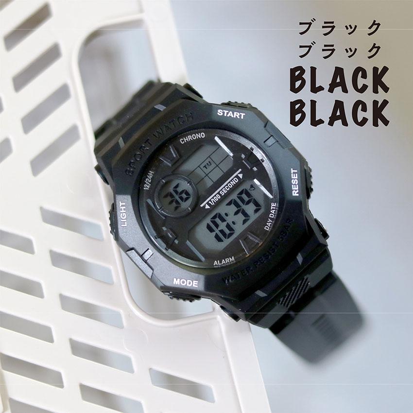 腕時計 レディース デジタル シーム メンズ ユニセックス 3気圧防水 日常生活防水 カジュアル アウトドア キャンプ 登山 アラーム カレンダー フィールドワーク | field work | 17