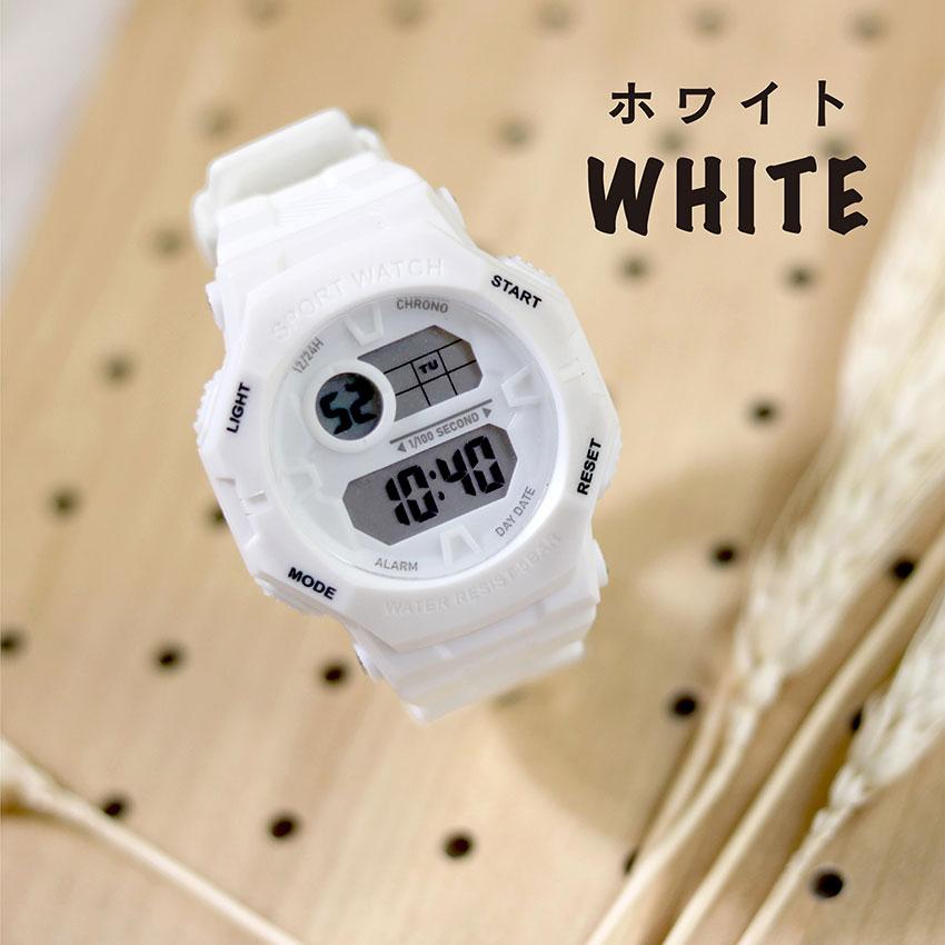 腕時計 レディース デジタル シーム メンズ ユニセックス 3気圧防水 日常生活防水 カジュアル アウトドア キャンプ 登山 アラーム カレンダー フィールドワーク | field work | 09