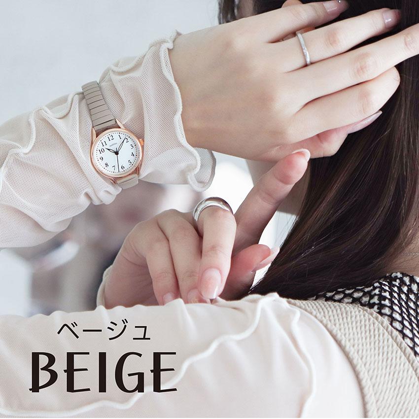 腕時計 レディース ジャバラベルト パウラ 可愛い カジュアル 着脱簡単 ニュアンスカラー 小さめ 見やすい ビジネス きれいめ 高品質 プチプラ フィールドワーク | field work | 12