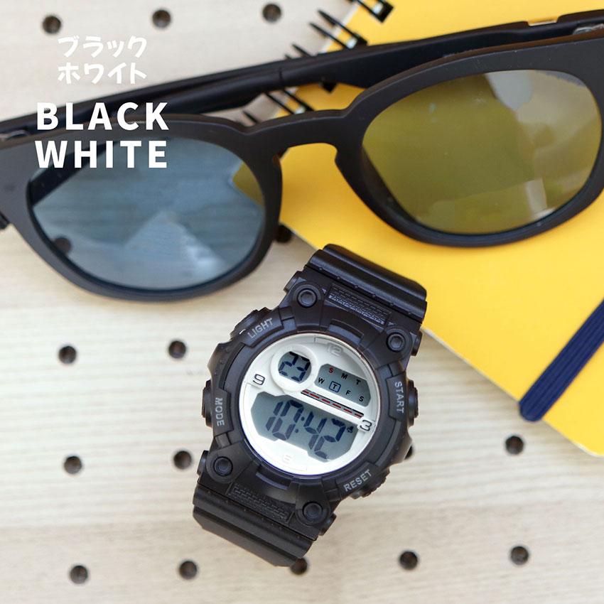 腕時計 レディース デジタル ピピデジ メンズ ユニセ 3気圧防水 日常生活防水 カジュアル アウトドア アラーム カレンダー プレゼントフィールドワーク 一年保証 | field work | 15