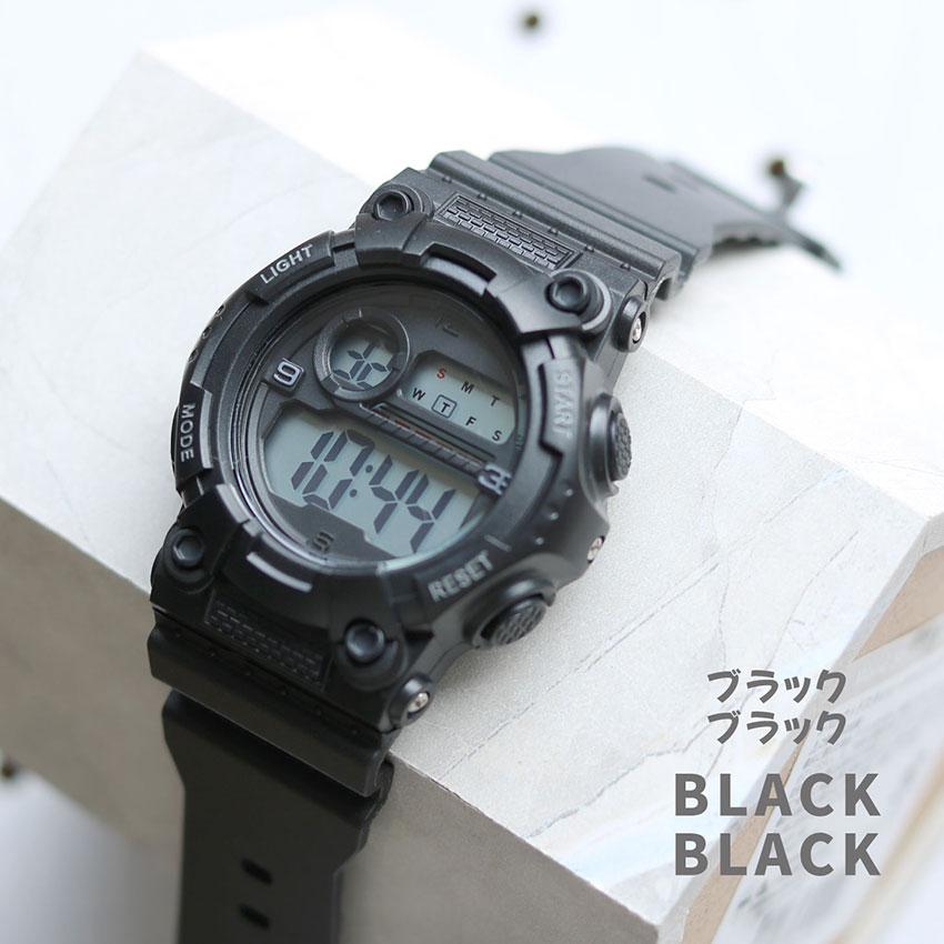 腕時計 レディース デジタル ピピデジ メンズ ユニセ 3気圧防水 日常生活防水 カジュアル アウトドア アラーム カレンダー プレゼントフィールドワーク 一年保証 | field work | 17