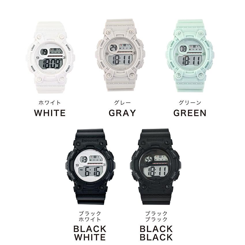 腕時計 レディース デジタル ピピデジ メンズ ユニセ 3気圧防水 日常生活防水 カジュアル アウトドア アラーム カレンダー プレゼントフィールドワーク 一年保証 | field work | 07