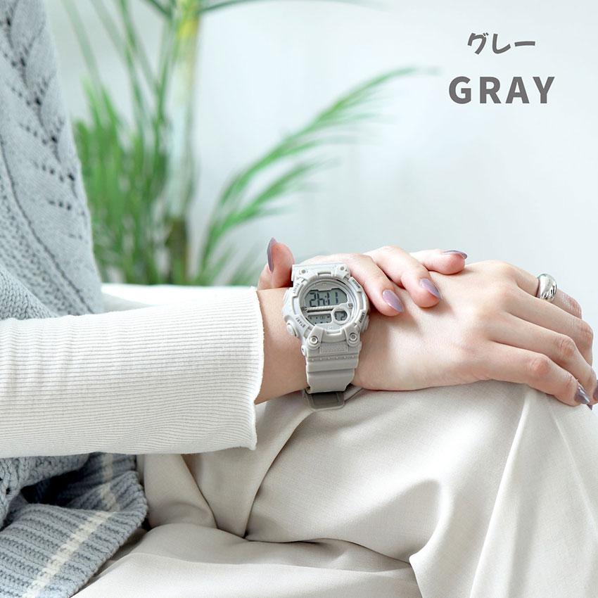 腕時計 レディース デジタル ピピデジ メンズ ユニセ 3気圧防水 日常生活防水 カジュアル アウトドア アラーム カレンダー プレゼントフィールドワーク 一年保証 | field work | 10