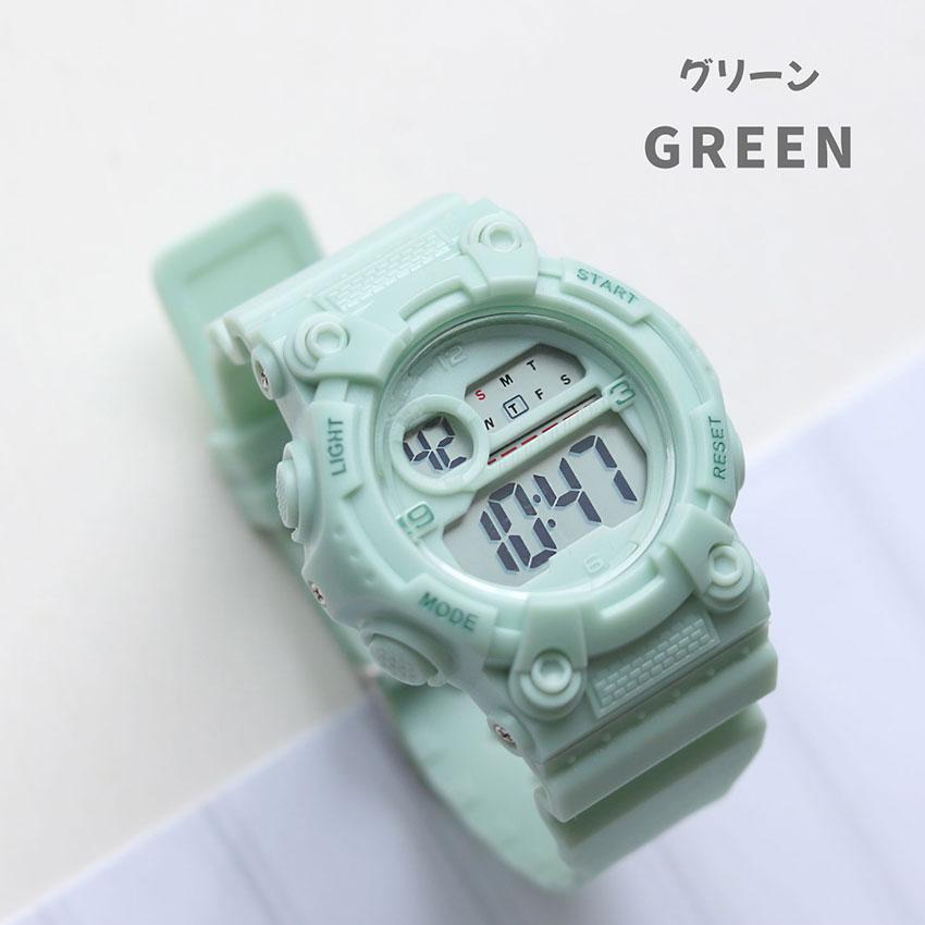 腕時計 レディース デジタル ピピデジ メンズ ユニセ 3気圧防水 日常生活防水 カジュアル アウトドア アラーム カレンダー プレゼントフィールドワーク 一年保証 | field work | 13