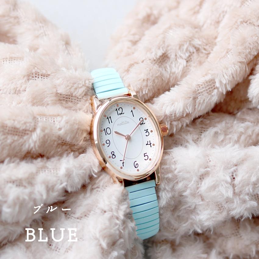 腕時計 レディース ウェーヌ ジャバラ 楕円 オーバル ニュアンスカラー みやすい かわいい カジュアル トレンド ビジネス 通勤 通学  フィールドワーク 一年保証 | field work | 15