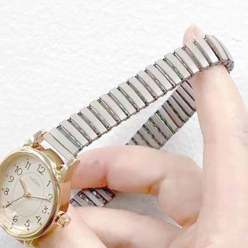腕時計 レディース ウェーヌ ジャバラ 楕円 オーバル ニュアンスカラー みやすい かわいい カジュアル トレンド ビジネス 通勤 通学  フィールドワーク 一年保証 | field work | 06