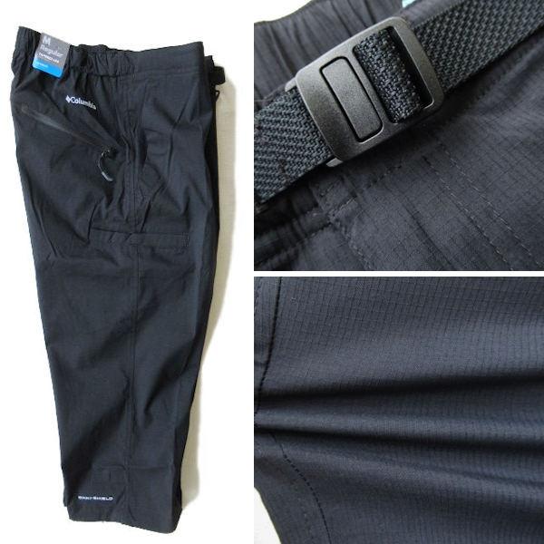 コロンビア★Columbia【ブルーステムIIニーパンツ】XE2852 ストレッチナイロンクロップドパンツ 防汚/撥水 010/ブラック Lサイズの画像