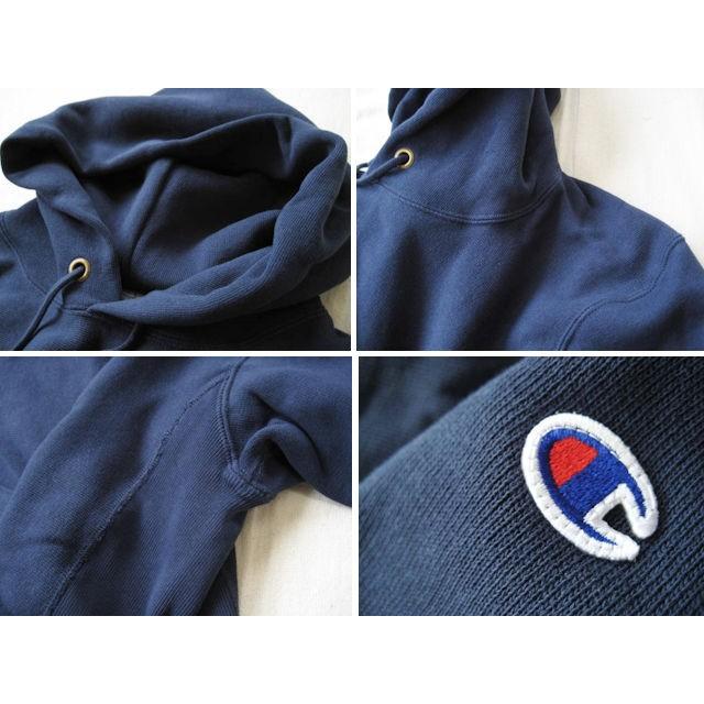 Champion/チャンピオン 【リバースウィーブプルオーバーフーデッドスウェット・パーカー】 REVERSE WEAVE PULLOVER  HOODED SWEAT　C3-W102　ダークネイビー