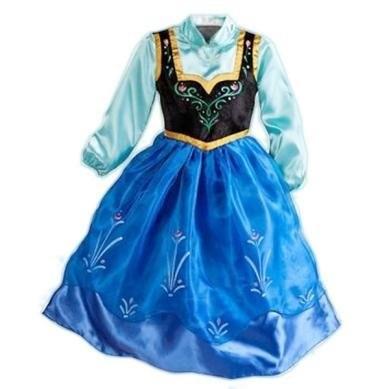 アナ ドレス 子供 コスプレ 衣装 豪華5点 セット ( プリンセス ドレス