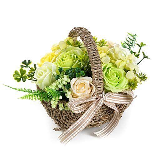 1329円 史上最も激安 ソープフラワー ギフト バスケット 枯れない花 誕生日 母の日のプレゼント 花 女性 女友達 彼女 結婚祝い 入学 卒業 退職祝い 送別会