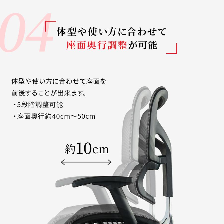 X-Chair チェア ヘッドレスト付 パソコン PC デスクチェア メッシュ 多