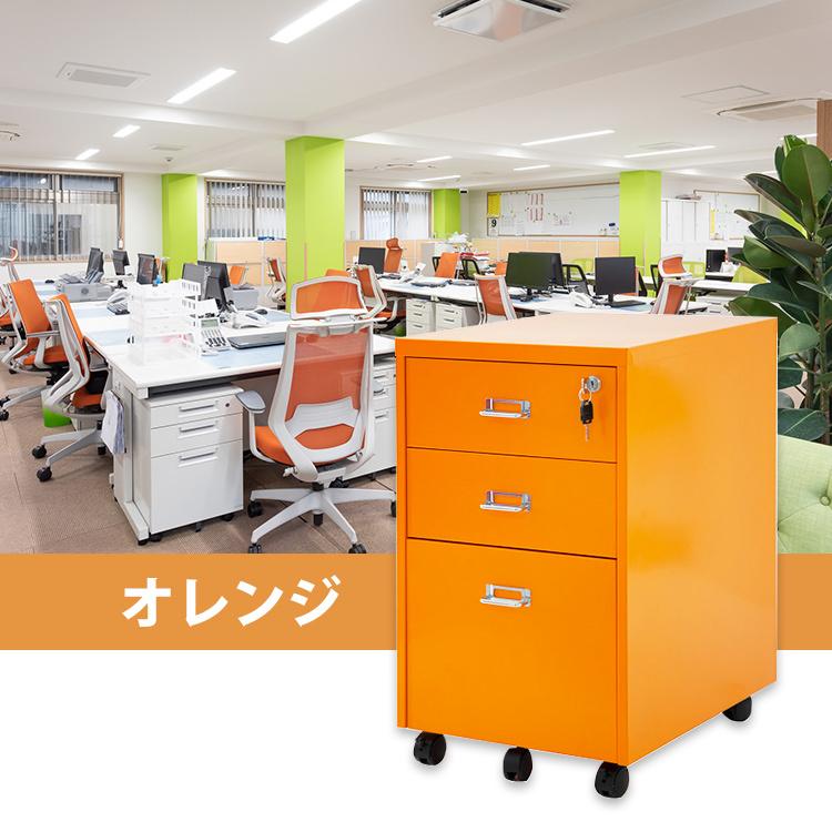 デスクワゴン サイドワゴン デスクキャビネット スチール 3段 デスクワゴン サイドワゴン デスクキャビネット スチール 3段