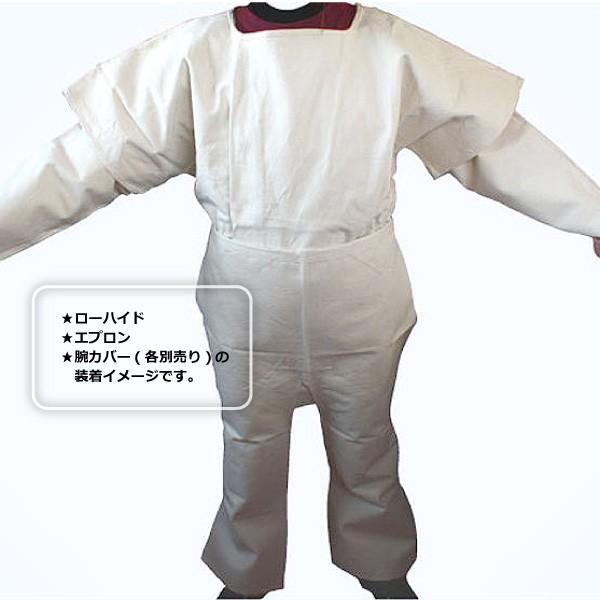 溶接用腕カバー キャンパス地 ロングサイズ メール便対応 : 作業用品の