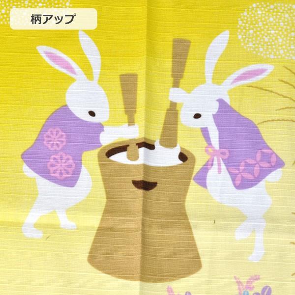 和風小風呂敷 シャンタン 餅つきうさぎ 四季 カワイイ プレゼント お弁当包み メール便対応 インテリア 通販