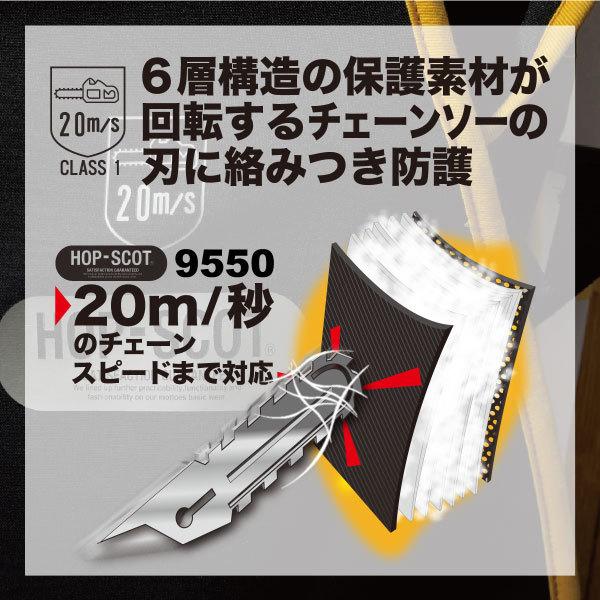 CUC 防護ズボン 防護パンツ EN381-5適合 安全対策 フリーサイズ CUC