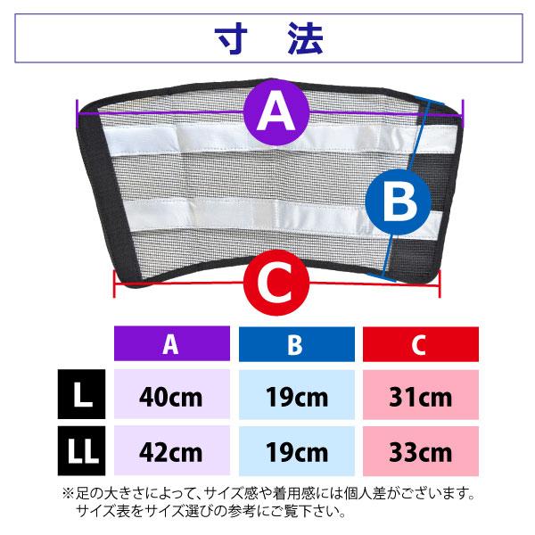 脚絆 メッシュ 富士手袋工業 NO.983 メッシュ脚絆 反射テープ付き マジックタイプ L-LLサイズ 即日発送可 通気性 裾止め 裾押さえ 安全対策 メール便対応 |  | 07