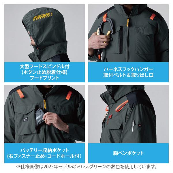BURTLE（バートル） 空調作業服 メンズ 大きいサイズ 3XLサイズ 即日