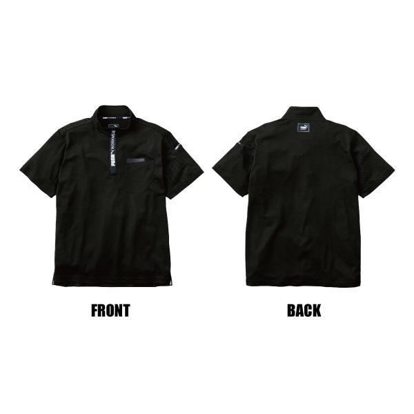 PUMA WORKWEAR プーマ　半袖ジップシャツ LL 3枚 PUMA 一部即日発送可 プーマ ワークウェア ジップシャツ 半袖