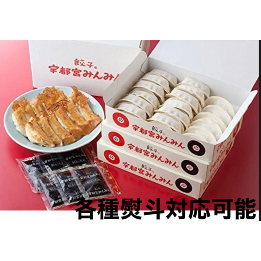 餃子 宇都宮みんみん 生餃子 冷凍 5人前 30個 ×3箱 各種熨斗対応