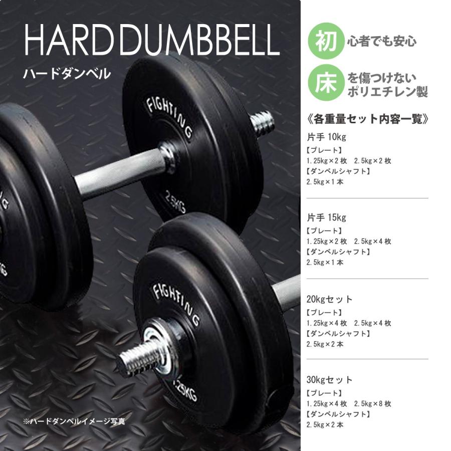 期間限定クーポン ダンベル ポリエチレン ダンベルkgセット 筋トレ トレーニングベンチ ベンチプレス 10kg 2個 アジャスタブル 可変式 ファイティングロード 通販 Paypayモール