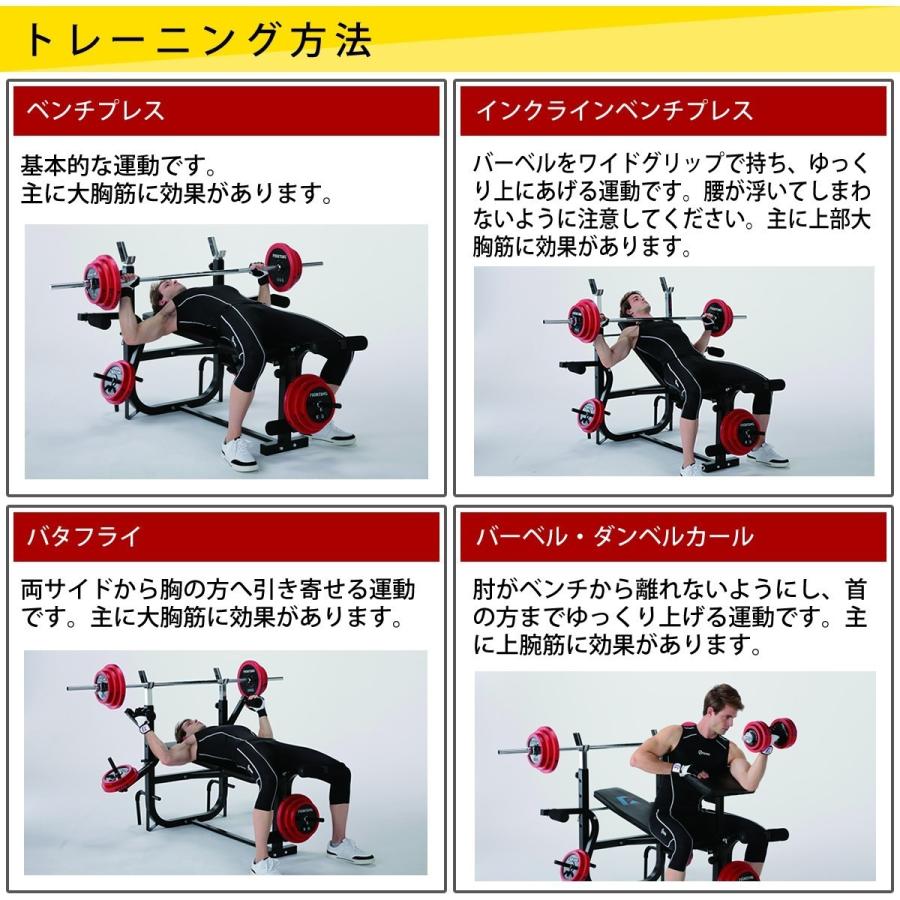 ホームビルダーセット 高品質プレート キングofベンチ ダンベル  